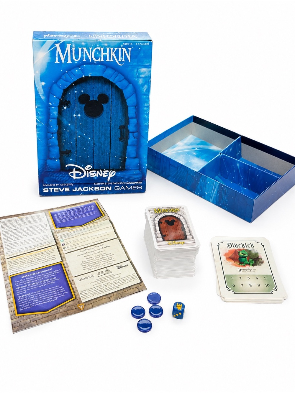 Disney Munchkin Board Game Complete w/ Instructions good condition